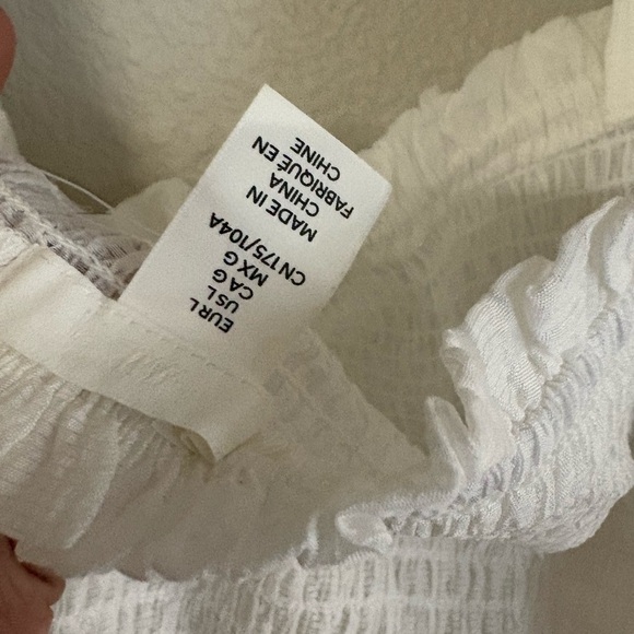 H&M White Ruffled Blouse - Picture 2 of 2